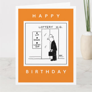 Buttonnen voor liften op Lottery H.Q. vouwbaar Wen Kaart