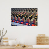 Buttonnen voor mengbordpapier poster (Keuken)