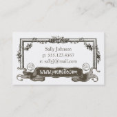  Buttonnen voor naadwerk Visitekaartje (Achterkant)