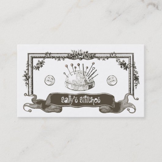  Buttonnen voor naadwerk Visitekaartje (Voorkant)