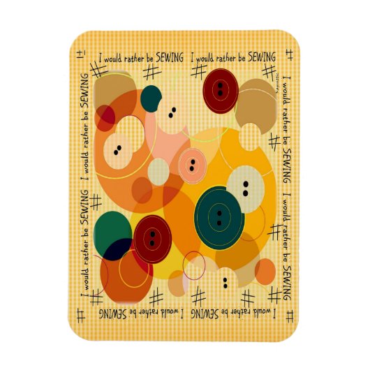 Buttonnen voor naaiwerk Premium Magnet Magneet (Verticaal)