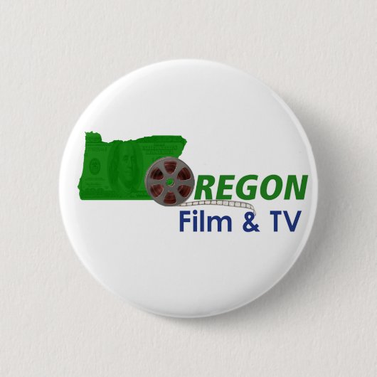 Buttonnen voor Oregon Film en TV Ronde Button 5,7 Cm (Voorkant)