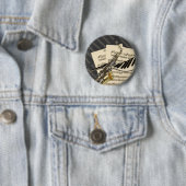 Buttonnen voor saxofone en Piano Music Ronde Button 5,7 Cm (In situ)