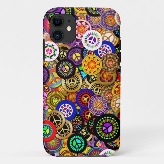 Buttonnen voor vredesgebaren Case-Mate iPhone case (Achterkant)