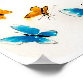 Buttrflies Sumi-e Poster (Hoek)