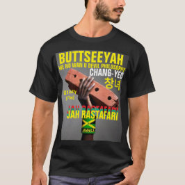 BUTTSEEYAH Basic Donker T-shirt