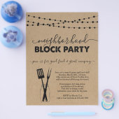 Buurblokkeringsbrochure voor groepsaanvragen flyer (Enkel)