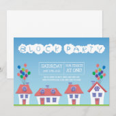 Buurblokpartij Uitnodigen Kaart (Voorkant / Achterkant)