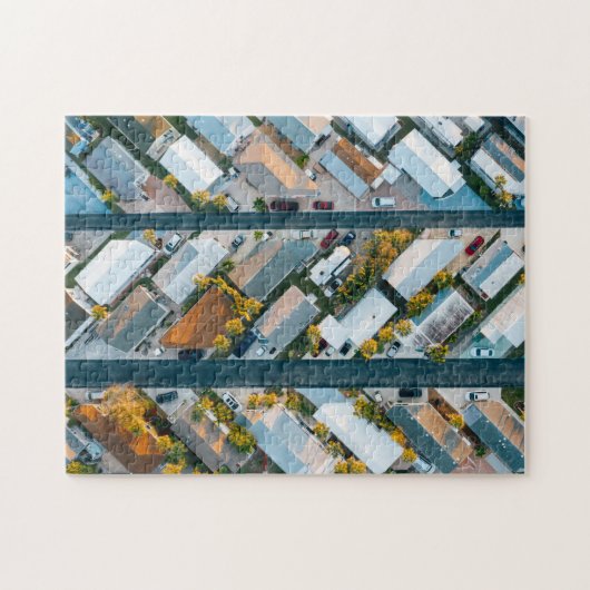 Buurbouw Jigzaag Puzzle Complex Jigzaag Legpuzzel (Horizontaal)