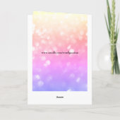 Buurdag feilloos ontwerp kaart (Achterkant)