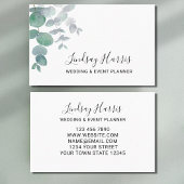 Buurevensplanner Eucalyptus Greenery Visitekaartje