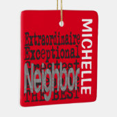 Buurextraordinaire CUSTOM Keramisch Ornament (Rechts)