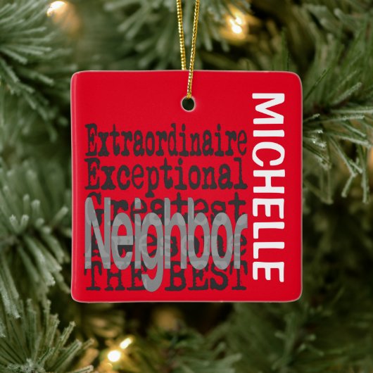 Buurextraordinaire CUSTOM Keramisch Ornament (Boom)