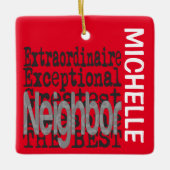 Buurextraordinaire CUSTOM Keramisch Ornament (Voorkant)