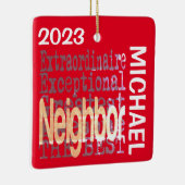 Buurextraordinaire CUSTOM Keramisch Ornament (Rechts)