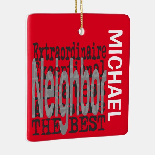 Buurextraordinaire CUSTOM Keramisch Ornament (Rechts)