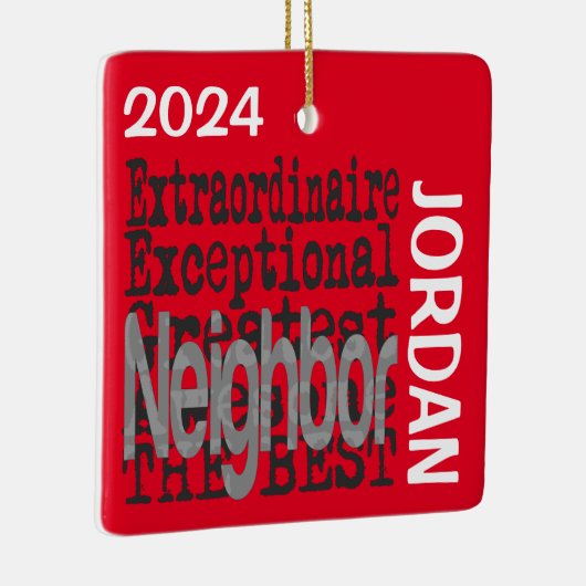 Buurextraordinaire CUSTOM Keramisch Ornament (Rechts)