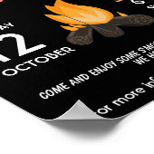 Buurfeest PTO PTA-begrafenisondernemer mor Poster (Hoek)