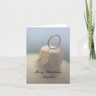 Buurgroep met kerstkaart feestdagen kaart