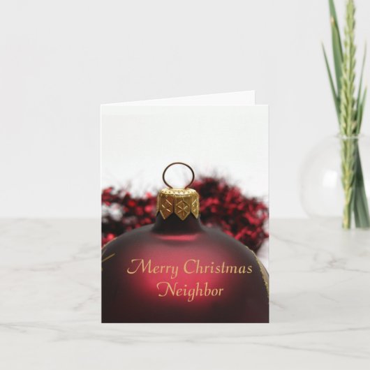 Buurgroep met kerstkaart feestdagen kaart (Voorkant)