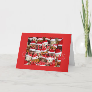 Buurgroep met kerstkaart feestdagen kaart