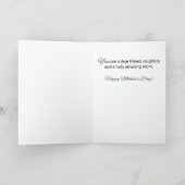 Buurgroep Moederdag twee kloonbloemen Kaart (Binnen)