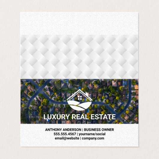 Buurgroep | Uitzicht vogelOog Visitekaartje (Buitenkant ongevouwen)