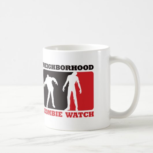 Buurgroep Zombie Watch - Rood Koffiemok (Rechts)