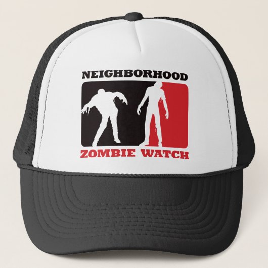 Buurgroep Zombie Watch - Rood Trucker Pet (Voorkant)