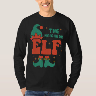 Buurman Elf Familie Matching Kerstmis Ps Grappig T-shirt