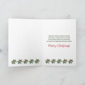 Buurman, Kerst hulst krans Vakantie Kaart (Binnen)