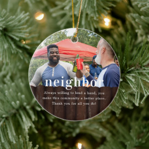 buurman   Sentimentele foto KeepSake Kerstmis Keramisch Ornament