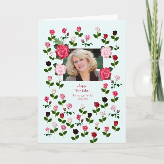 Buurman, Verjaardag, Rozen Kaart (Voorkant)