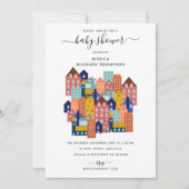 Buurt Baby Shower Kaart (Voorkant)