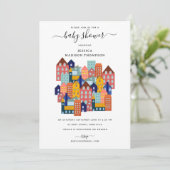 Buurt Baby Shower Kaart (Staand voorkant)