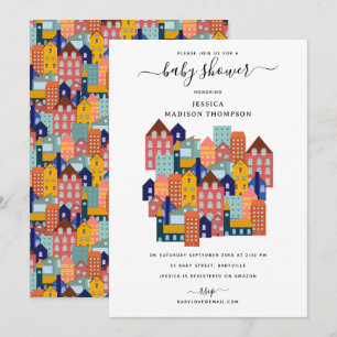 Buurt Baby Shower Kaart