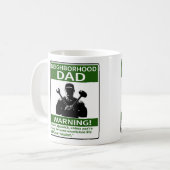  buurt Dad Warning Green Koffiemok (Voorkant links)