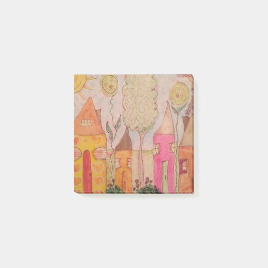 Buurt grillig post-it® notes (Voorkant)