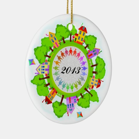 Buurt / leraar - SRF Keramisch Ornament (Rechts)