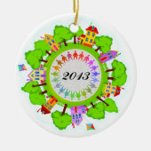 Buurt / leraar - SRF Keramisch Ornament (Voorkant)