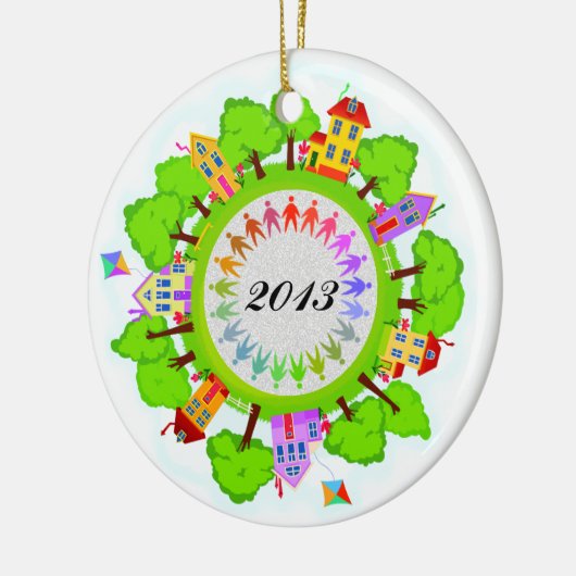 Buurt / leraar - SRF Keramisch Ornament (Links)