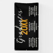 Buurt middelbare school afstudeerbanner spandoek (Verticaal)