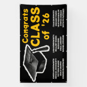 Buurt middelbare school diploma banner (Verticaal)