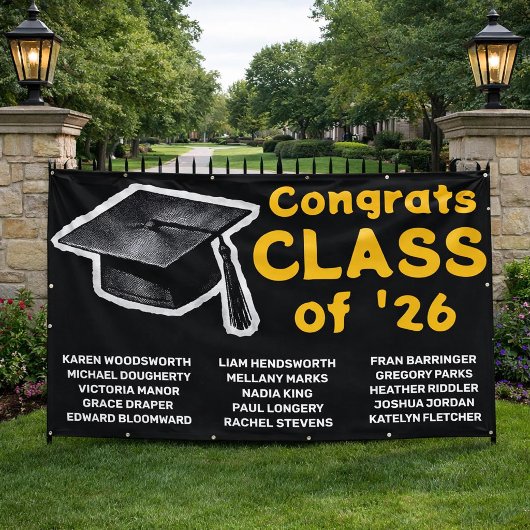 Buurt middelbare school diploma banner