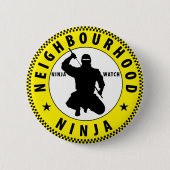 buurt Ninja Ronde Button 5,7 Cm (Voorkant)