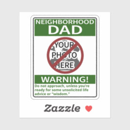 buurt pa Waarschuwing xd uit groen Sticker