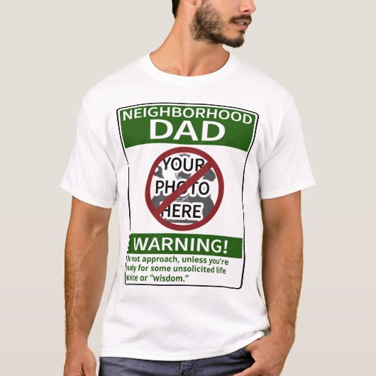  buurt pa Waarschuwing xd uit groen T-shirt (Voorkant)