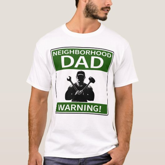  buurt Pap Sign Groen T-shirt (Voorkant)