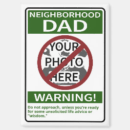 buurt Pap Sign XD Out Groen Magneet