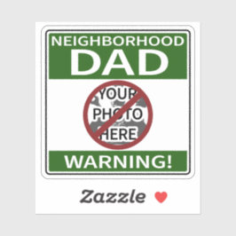  buurt Pap Teken Green X'd Out Sticker